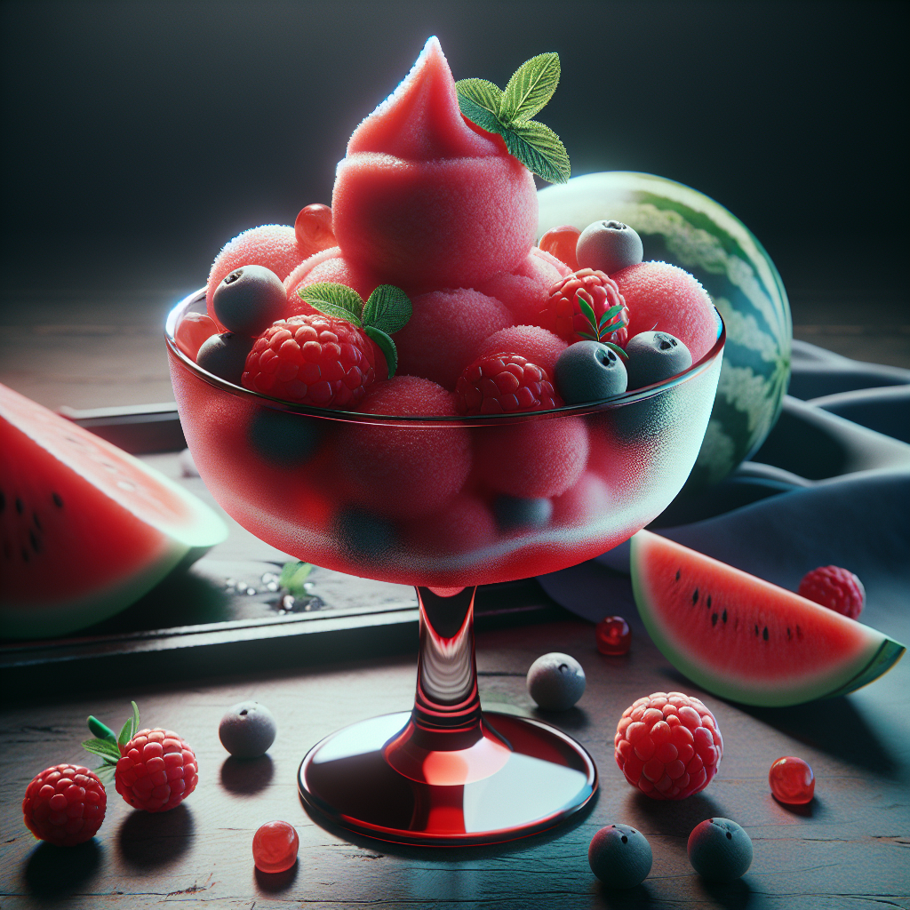 Sorbet Natural: Uma Delícia Refrescante para o Verão