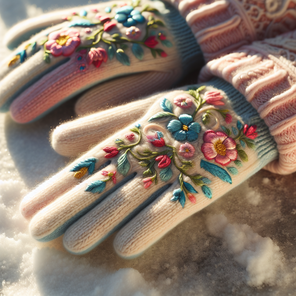 Bordado em Luvas: A Arte de Aquecer as Mãos com Estilo no Inverno
