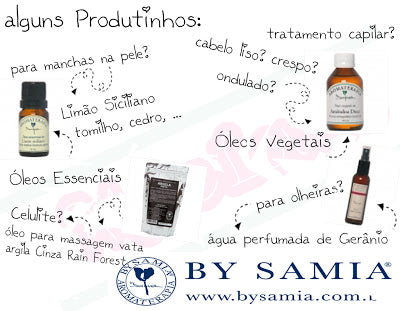BY SAMIA AROMATERAPIA, VOCÊ CONHECE?