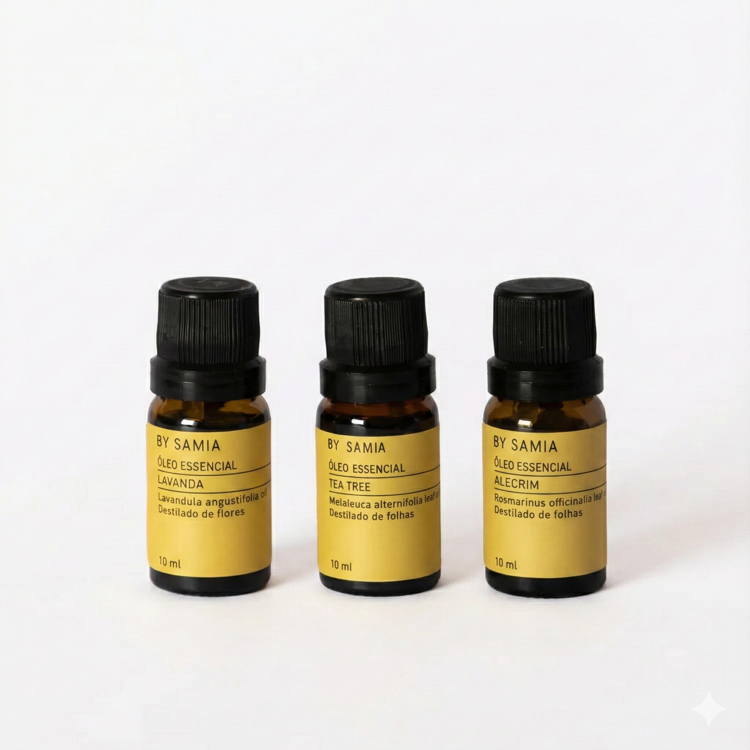 Kit 3 Óleos Essenciais Trio Básico By Samia