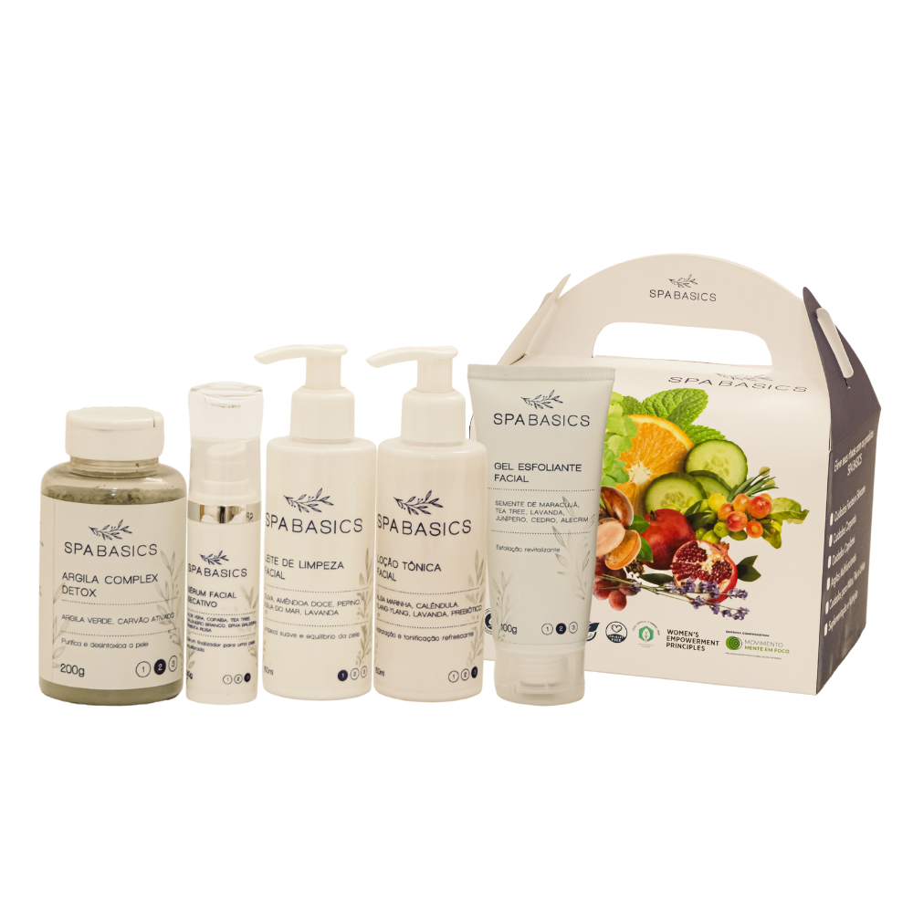 Kit Spa Basics Facial - Pele Oleosa e Secativa