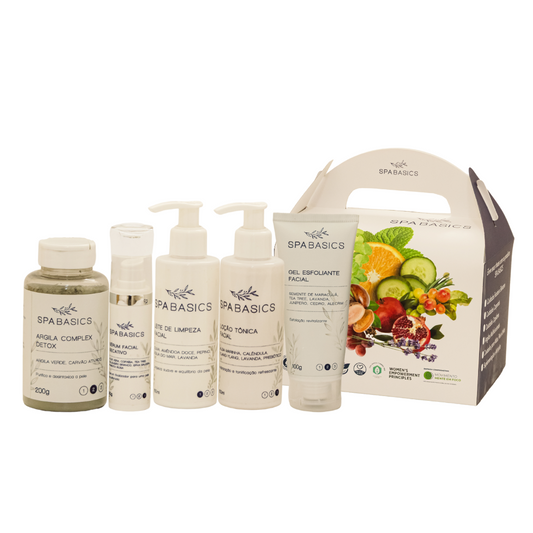 Kit Spa Basics Facial - Pele Oleosa e Secativa