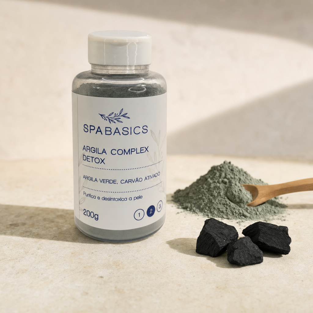 Argila Verde Complex Detox Oleosidade Spa Basics 200g