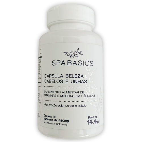 Capsula Cabelos e Unhas - Mix Minerais e Vitaminas